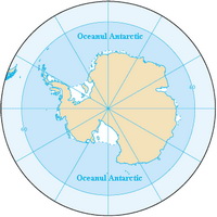 Harta Oceanului Antarctic