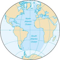 Harta Oceanului Atlantic