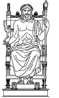 Grafica cu Statuia lui Zeus