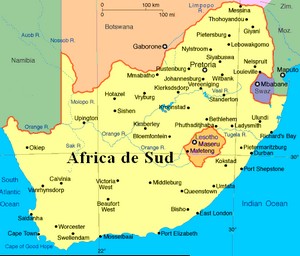 Harta Africii de Sud