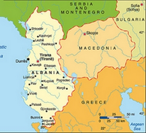 Harta Albaniei