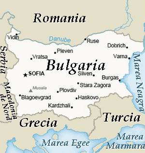 Harta Bulgaria