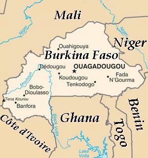 Harta Burkina Faso