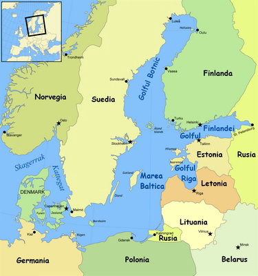 Harta - Marea Baltica