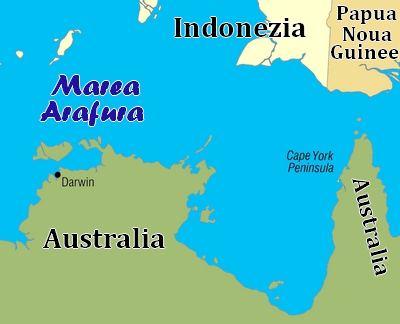 Harta - Marea Arafura