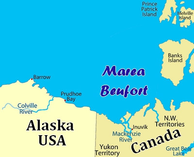 Harta - Marea Beaufort