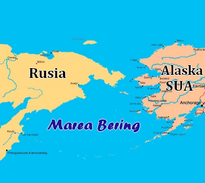 Harta - Marea Bering