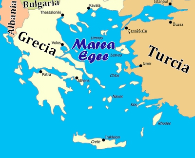 Harta - Marea Egee