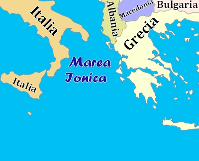 Harta - Marea Ionica