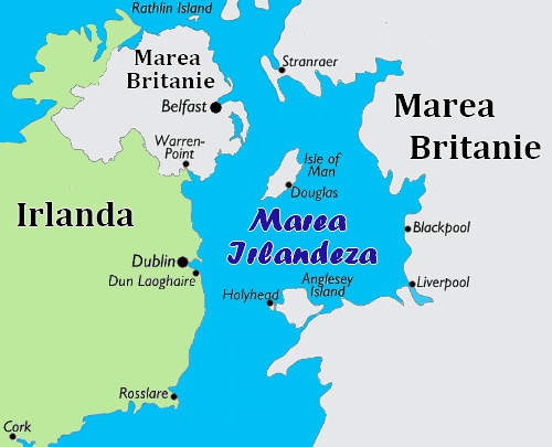 Harta - Marea Irlandeza
