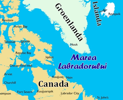 Harta - Marea Labradorului