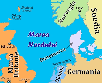 Harta - Marea Nordului