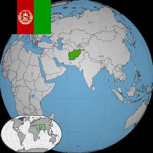 Localizare Afganistan