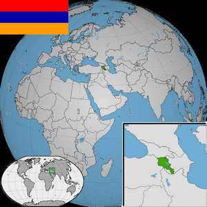 Localizare Armenia