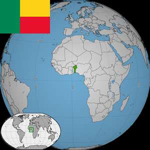 Localizare Benin