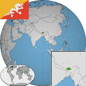 Localizare Bhutan