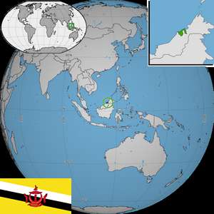 Localizare Brunei