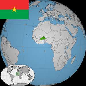 Localizare Burkina Faso