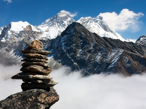 Muntii Everest in Nepal